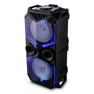 VOICEKRAFT Φορητό ηχείο 5100-ZG, 2x 30W RMS, LED, FM/USB/SD/Bluetooth | Συνοδευτικά PC | elabstore.gr