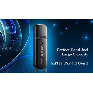 APACER USB Flash Drive AH355, USB 3.1 Gen 1, 16GB, μαύρο | eLabstore.gr APACER USB Flash Drive AH355, USB 3.1 Gen 1, 16GB, μαύρο | Συνοδευτικά PC | elabstore.gr