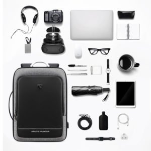 ARCTIC HUNTER τσάντα πλάτης B00227-DG με θήκη laptop,  σκουρο γκρί | Οικιακές & Προσωπικές Συσκευές | elabstore.gr