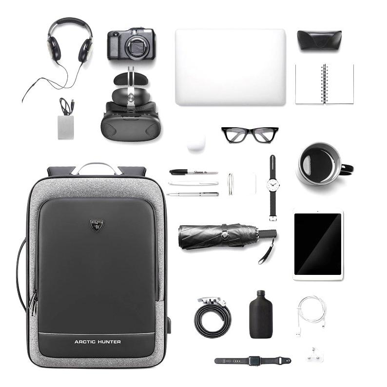 ARCTIC HUNTER τσάντα πλάτης B00227-DG, laptop, USB, ανοιχτό γκρι | eLabstore.gr ARCTIC HUNTER τσάντα πλάτης B00227-LG με θήκη laptop, ανοιχτό γκρι | Οικιακές & Προσωπικές Συσκευές | elabstore.gr
