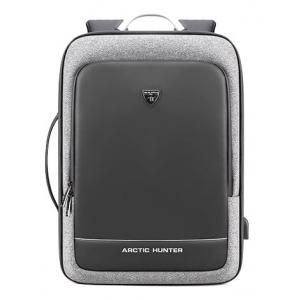 ARCTIC HUNTER τσάντα πλάτης B00227-LG με θήκη laptop, ανοιχτό γκρι | Οικιακές & Προσωπικές Συσκευές | elabstore.gr
