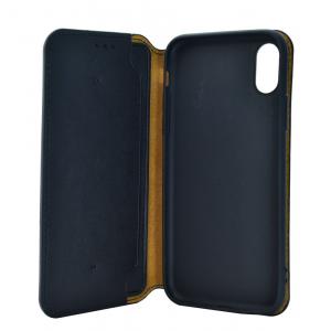 POWERTECH Θήκη Slim Leather για iPhone X/XS, μαύρη | Αξεσουάρ κινητών | elabstore.gr