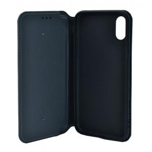 POWERTECH Θήκη Slim  Leather για iPhone X/XS, γκρι | Αξεσουάρ κινητών | elabstore.gr