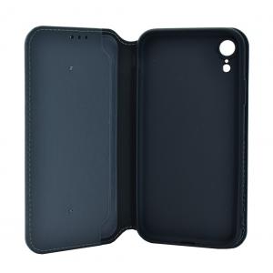 POWERTECH Θήκη Slim Leather για iPhone XR, γκρι | Αξεσουάρ κινητών | elabstore.gr
