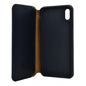 POWERTECH Θήκη Slim Leather για iPhone XS Max, μαύρη | Αξεσουάρ κινητών | elabstore.gr