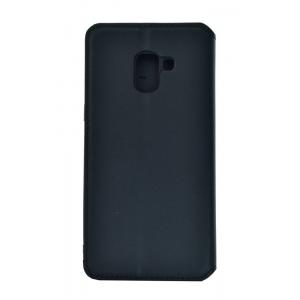 POWERTECH Θήκη Slim Leather για Samsung A8 plus 2018, μαύρη | Αξεσουάρ κινητών | elabstore.gr
