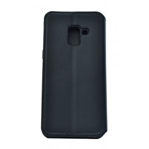 POWERTECH Θήκη Slim Leather για Samsung A5 2018, μαύρη | Αξεσουάρ κινητών | elabstore.gr