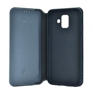 POWERTECH Θήκη Slim Leather για Samsung A6 2018, γκρι | Αξεσουάρ κινητών | elabstore.gr