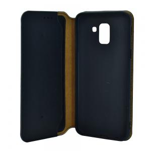 POWERTECH Θήκη Slim Leather για Samsung J6 2018, μαύρη | Αξεσουάρ κινητών | elabstore.gr