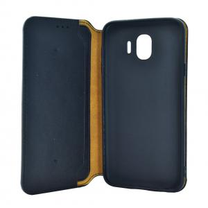 POWERTECH Θήκη Slim Leather για Samsung J4 2018, μαύρη | Αξεσουάρ κινητών | elabstore.gr