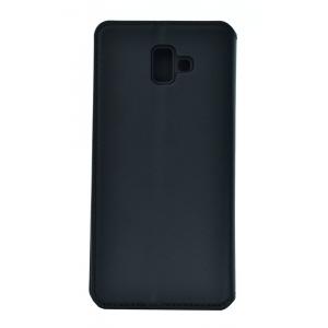 POWERTECH Θήκη Slim Leather για Samsung J6 Plus 2018, μαύρη | Αξεσουάρ κινητών | elabstore.gr