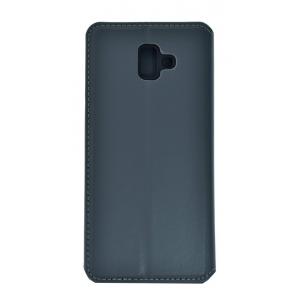 POWERTECH Θήκη Slim Leather για Samsung J6 Plus 2018, γκρι | Αξεσουάρ κινητών | elabstore.gr