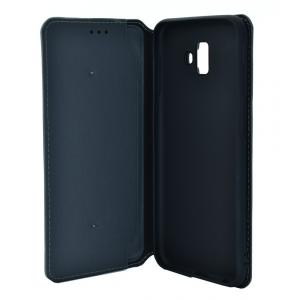 POWERTECH Θήκη Slim Leather για Samsung J6 Plus 2018, γκρι | Αξεσουάρ κινητών | elabstore.gr