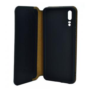 POWERTECH Θήκη Slim Leather για Huawei P20, μαύρη | Αξεσουάρ κινητών | elabstore.gr