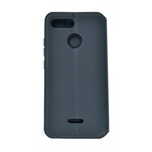 POWERTECH Θήκη Slim Leather για Xiaomi Redmi 6, γκρι | Αξεσουάρ κινητών | elabstore.gr