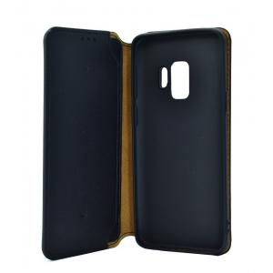 POWERTECH Θήκη Slim Leather για Samsung S9, μαύρη | Αξεσουάρ κινητών | elabstore.gr