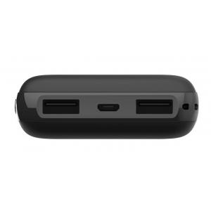 SILICON POWER Power Bank C100 10000mAh, 2x USB Output, Black | Αξεσουάρ κινητών | elabstore.gr