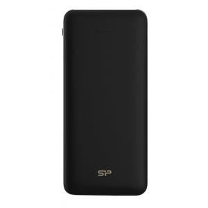SILICON POWER Power Bank C200 20000mAh, 2x USB Output, Black | Αξεσουάρ κινητών | elabstore.gr
