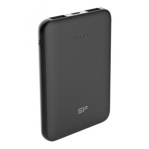 SILICON POWER Power Bank C50 5000mAh, 2x USB Output, Black | eLabstore.gr SILICON POWER Power Bank C50 5000mAh, 2x USB Output, Black | Αξεσουάρ κινητών | elabstore.gr