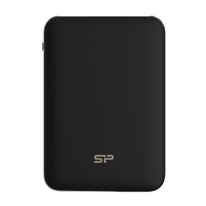 SILICON POWER Power Bank C50 5000mAh, 2x USB Output, Black | Αξεσουάρ κινητών | elabstore.gr