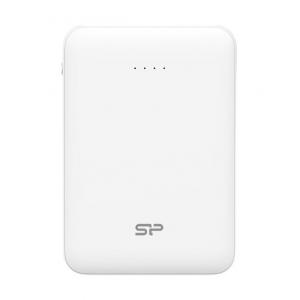SILICON POWER Power Bank C50 5000mAh, 2x USB Output, White | Αξεσουάρ κινητών | elabstore.gr