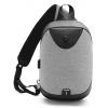 ARCTIC HUNTER τσάντα Crossbody XB0049-LG, tablet, αδιάβροχη, USB, γκρι | Οικιακές & Προσωπικές Συσκευές | elabstore.gr