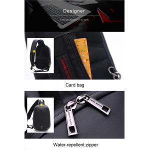ARCTIC HUNTER τσάντα Crossbody XB0049-LG, tablet, αδιάβροχη, USB, σκούρο γκρι | eLabstore.gr