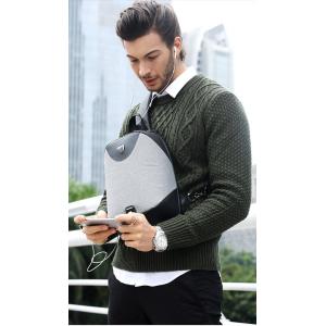 ARCTIC HUNTER τσάντα Crossbody XB0049-LG, tablet, αδιάβροχη, USB, γκρι | Οικιακές & Προσωπικές Συσκευές | elabstore.gr