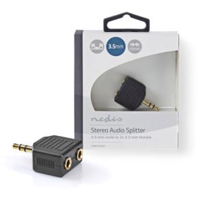 NEDIS CABW22945AT Stereo Audio Adapter 3.5 mm Male - 2x 3.5 mm Female | ΚΑΛΩΔΙΑ / ADAPTORS | elabstore.gr