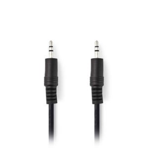 NEDIS CAGB22000BK15 Stereo Audio Cable 3.5 mm Male - 3.5 mm Male 1.5 m Black | ΚΑΛΩΔΙΑ / ADAPTORS | elabstore.gr