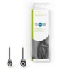 NEDIS CAGB22050BK20 Stereo Audio Cable 3.5 mm Male - 3.5 mm Female 2.0 m Black | ΚΑΛΩΔΙΑ / ADAPTORS | elabstore.gr