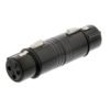 NEDIS COTP15920BK XLR Coupler XLR 3-pin Female - XLR 3-pin Female Black | ΚΑΛΩΔΙΑ / ADAPTORS | elabstore.gr