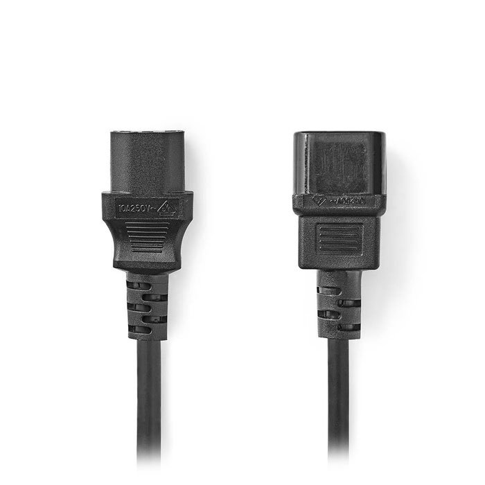 NEDIS CEGP10500BK20 Power Cable IEC-320-C14 - IEC-320-C13 2.0 m Black | eLabstore.gr NEDIS CEGP10500BK20 Power Cable IEC-320-C14 - IEC-320-C13 2.0 m Black | ΚΑΛΩΔΙΑ / ADAPTORS | elabstore.gr