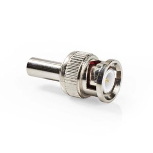 NEDIS CVVC01905ME BNC Connector Male For 6.0mm Coaxial Cables 25 pieces Metal | ΚΑΛΩΔΙΑ / ADAPTORS | elabstore.gr