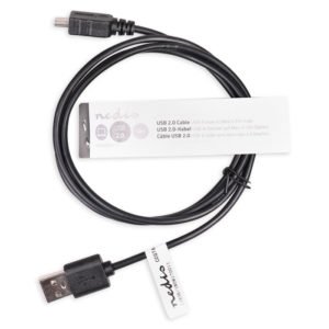 NEDIS CCGT60300BK10 USB 2.0 Cable A Male - Mini 5-Pin Male 1.0 m Black | eLabstore.gr NEDIS CCGT60300BK10 USB 2.0 Cable A Male - Mini 5-Pin Male 1.0 m Black | ΚΑΛΩΔΙΑ / ADAPTORS | elabstore.gr