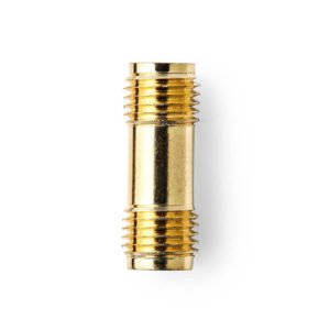 NEDIS CSGP02940GD SMA Adapter SMA Female - SMA Female 2 pieces Gold | ΚΑΛΩΔΙΑ / ADAPTORS | elabstore.gr