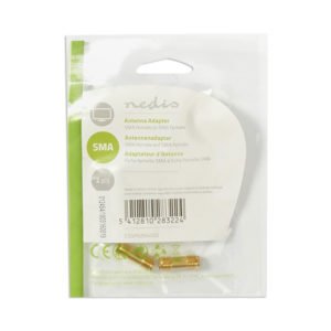 NEDIS CSGP02940GD SMA Adapter SMA Female - SMA Female 2 pieces Gold | ΚΑΛΩΔΙΑ / ADAPTORS | elabstore.gr