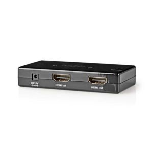 NEDIS VSWI34002BK 2-Port HDMI Switch Black | ΕΙΚΟΝΑ / ΗΧΟΣ | elabstore.gr