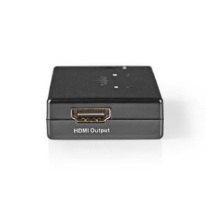 NEDIS VSWI34002BK 2-Port HDMI Switch Black | ΕΙΚΟΝΑ / ΗΧΟΣ | elabstore.gr
