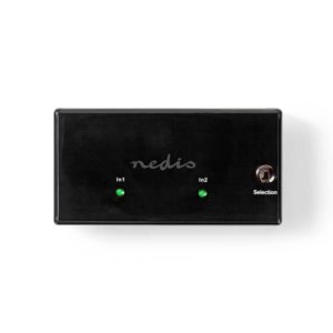 NEDIS VSWI34002BK 2-Port HDMI Switch Black | ΕΙΚΟΝΑ / ΗΧΟΣ | elabstore.gr