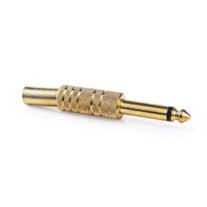 NEDIS CAVC23982GD Jack Connector Mono 6.35 mm Male 25 pieces Gold | ΚΑΛΩΔΙΑ / ADAPTORS | elabstore.gr