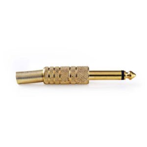 NEDIS CAVC23982GD Jack Connector Mono 6.35 mm Male 25 pieces Gold | ΚΑΛΩΔΙΑ / ADAPTORS | elabstore.gr
