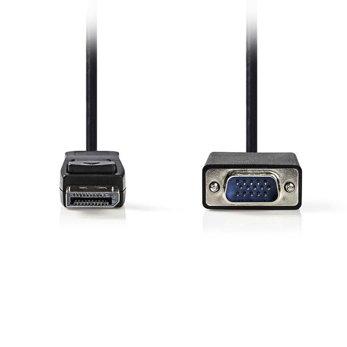 NEDIS CCGP37300BK20 DisplayPort - VGA Cable DisplayPort Male - VGA Male 2.0 m Bl | eLabstore.gr NEDIS CCGP37300BK20 DisplayPort - VGA Cable DisplayPort Male - VGA Male 2.0 m Bl | ΚΑΛΩΔΙΑ / ADAPTORS | elabstore.gr