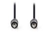 NEDIS CAGP22000BK10 Stereo Audio Cable 3.5 mm Male - 3.5 mm Male 1.0 m Black | ΚΑΛΩΔΙΑ / ADAPTORS | elabstore.gr
