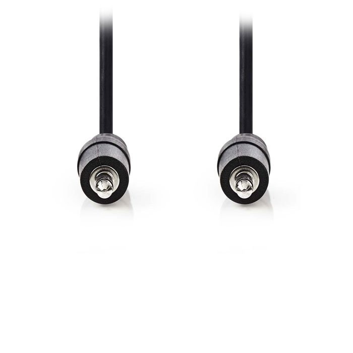 NEDIS CAGP22000BK10 Stereo Audio Cable 3.5 mm Male - 3.5 mm Male 1.0 m Black | eLabstore.gr NEDIS CAGP22000BK10 Stereo Audio Cable 3.5 mm Male - 3.5 mm Male 1.0 m Black | ΚΑΛΩΔΙΑ / ADAPTORS | elabstore.gr