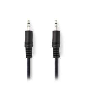NEDIS CAGP22000BK10 Stereo Audio Cable 3.5 mm Male - 3.5 mm Male 1.0 m Black | eLabstore.gr NEDIS CAGP22000BK10 Stereo Audio Cable 3.5 mm Male - 3.5 mm Male 1.0 m Black | ΚΑΛΩΔΙΑ / ADAPTORS | elabstore.gr