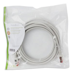 NEDIS CCGP85221GY50 Cat 6 S/FTP Network Cable RJ45 Male - RJ45 Male 5.0 m Grey | ΚΑΛΩΔΙΑ / ADAPTORS | elabstore.gr