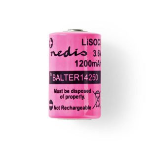 NEDIS BALTER14250 Lithium Thionyl Chloride Battery ER14250 3.6 V 1200 mAh | ΜΠΑΤΑΡΙΕΣ / ENERGY | elabstore.gr
