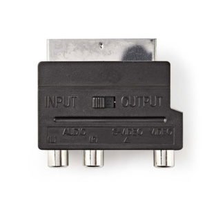 NEDIS CVGP31902BK Switchable SCART Adapter | ΚΑΛΩΔΙΑ / ADAPTORS | elabstore.gr