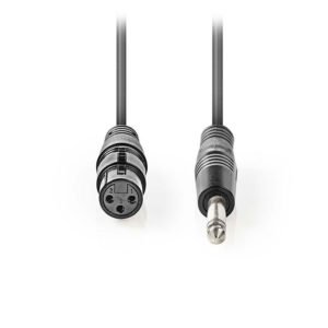 NEDIS COTH15120GY50 Unbalanced XLR Audio Cable XLR 3-pin Female - 6.35 mm Male 5 | ΚΑΛΩΔΙΑ / ADAPTORS | elabstore.gr